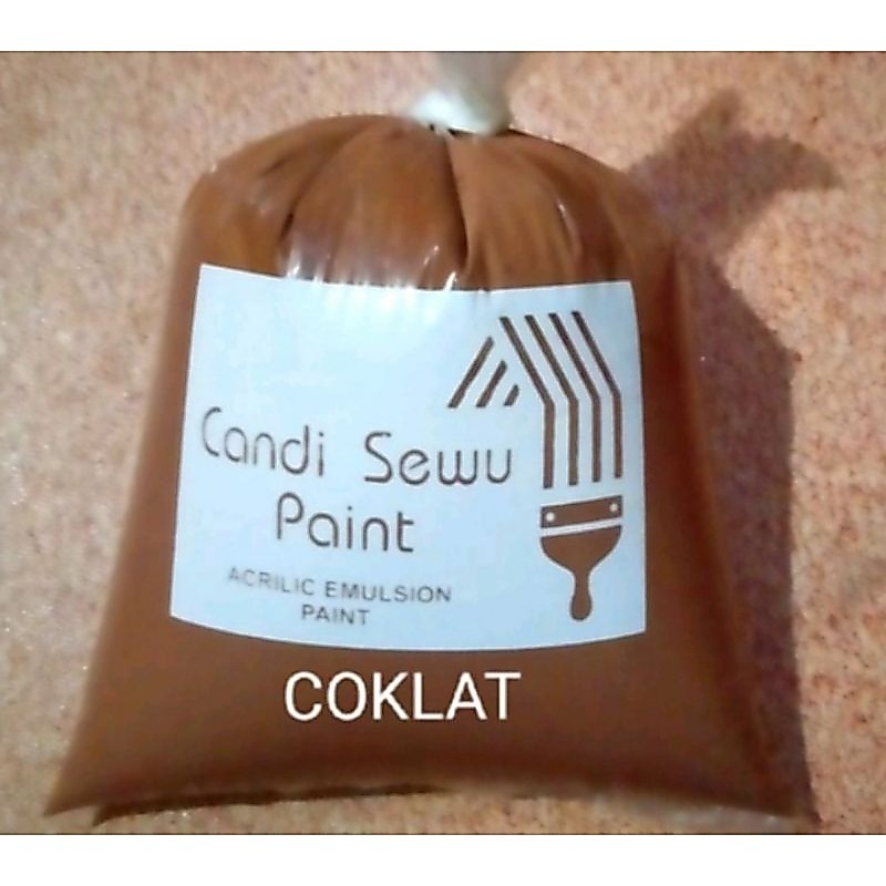 CAT TEMBOK 1 KG WARNA COKLAT// KWALITAS SUPER
