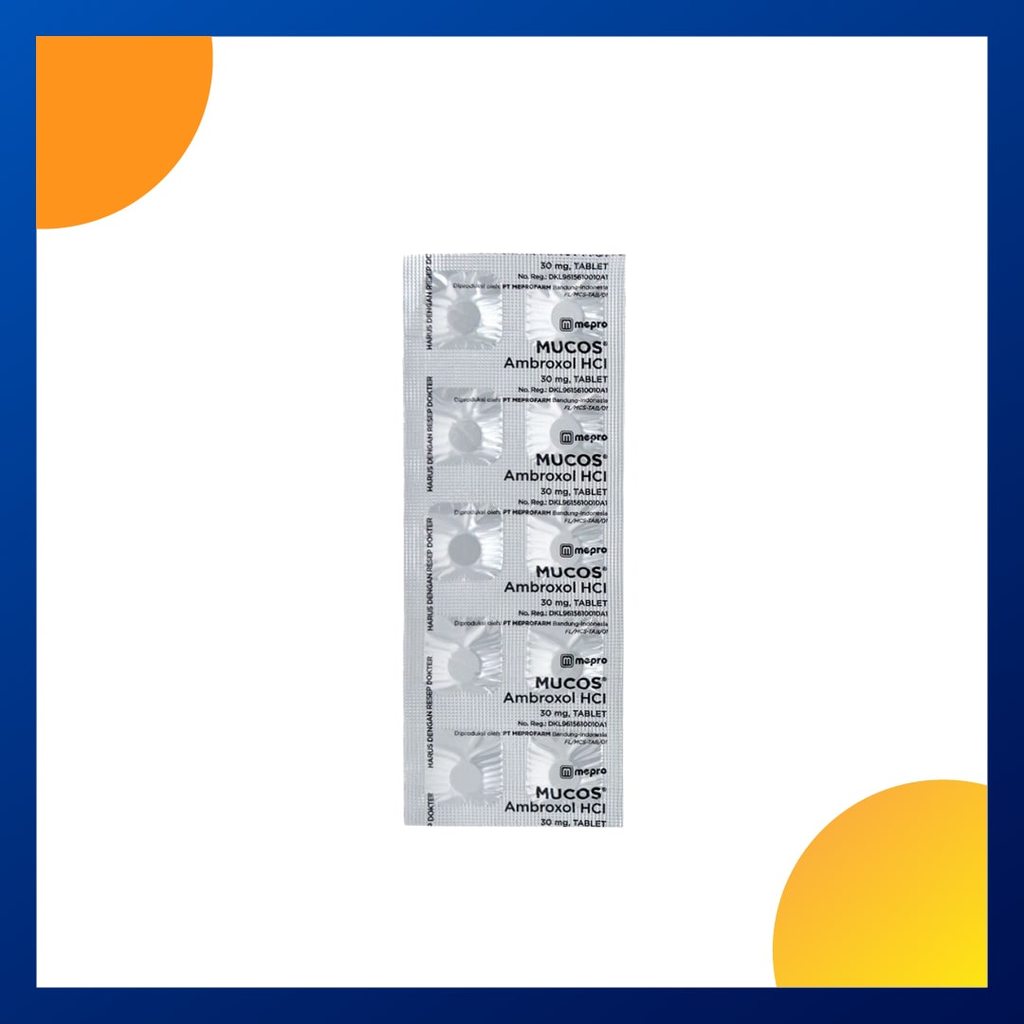 MUCOS 30 MG 1 STRIP @ 10 TABLET