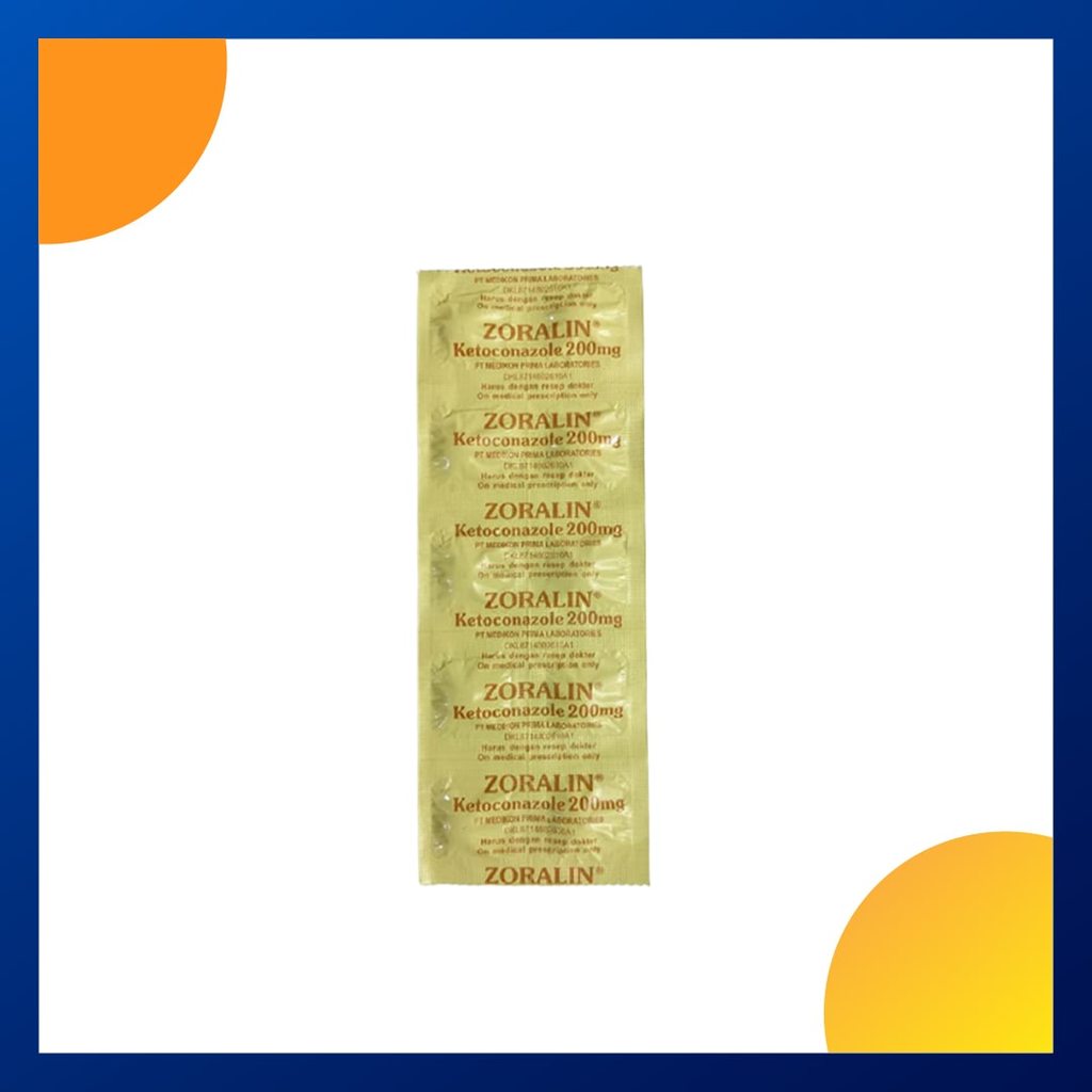 ZORALIN 200 MG 1 STRIP @ 10 TABLET