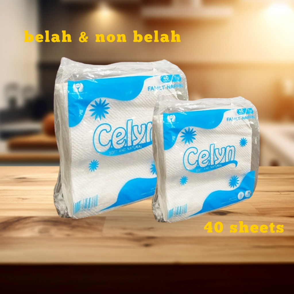 Tissue Napkin Belah (Putih Bersih & Warna)