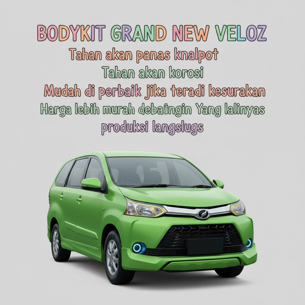 BODYKIT GRAND NEW VELOZ 2016 2017 2018 BODYKIT AVANZA VELOZ 2015-2018