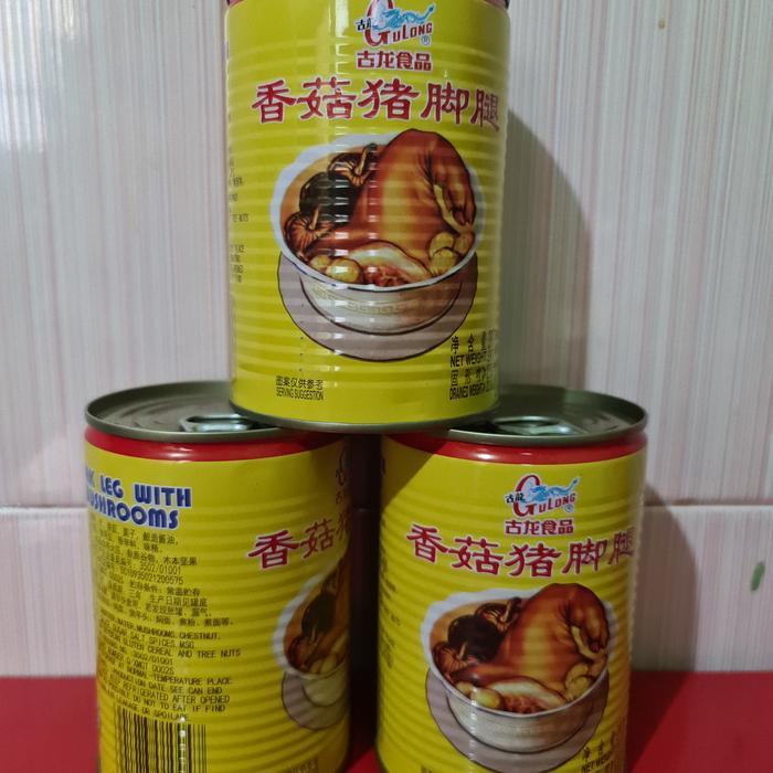 Kaki babi non halal Q3 three pork leg with mushroom 397g