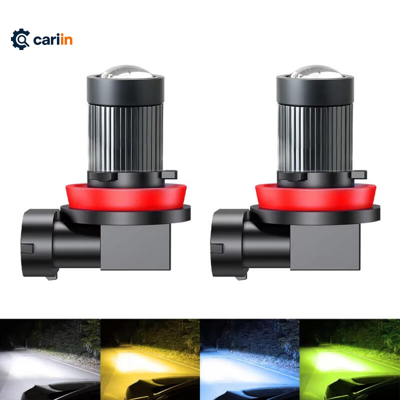 2PCS LED FOGLAMP 3 WARNA H7 H11 H16 H8 HB3 HB4 9005 9006 Untuk Avanza Xenia Calya Sigra Ertiga Brio 