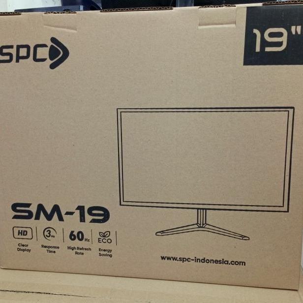 Monitor Komputer LED 19 inch HD SPC atau Aevision, Garansi Resmi - SPC 19inch