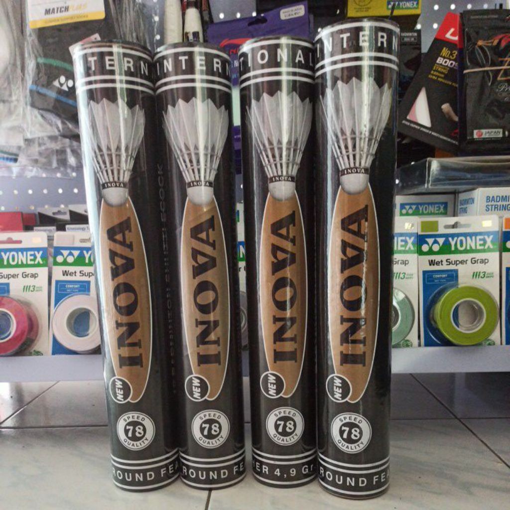 Shuttlecock Badminton Inova Original Nganjuk Bulu Angsa