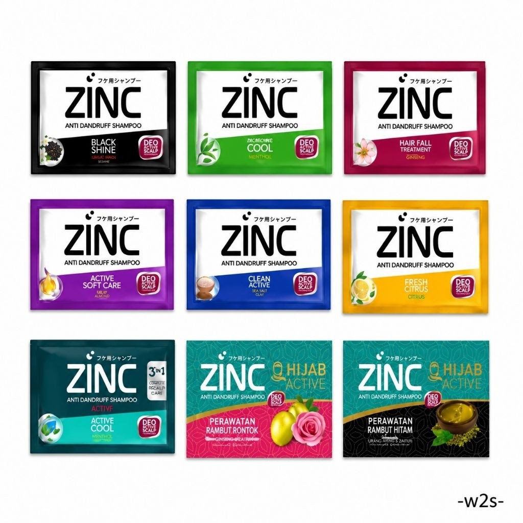 [Shampo Zinc] ZINC SHAMPO SACHET