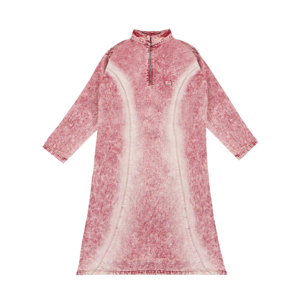 H Barrel Jubba (Gamis) – Dual Pink Washed