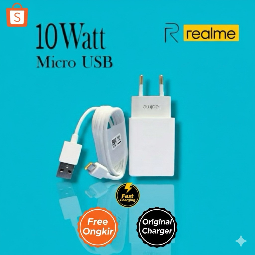 New Charger Relmi 10W Original for Relmi C11 C12 C15 C21 C2 C3 5i 5 Pro
