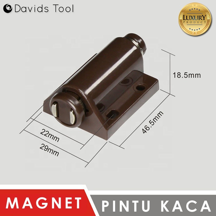 Magnet Pintu Kaca Lemari Single GP88