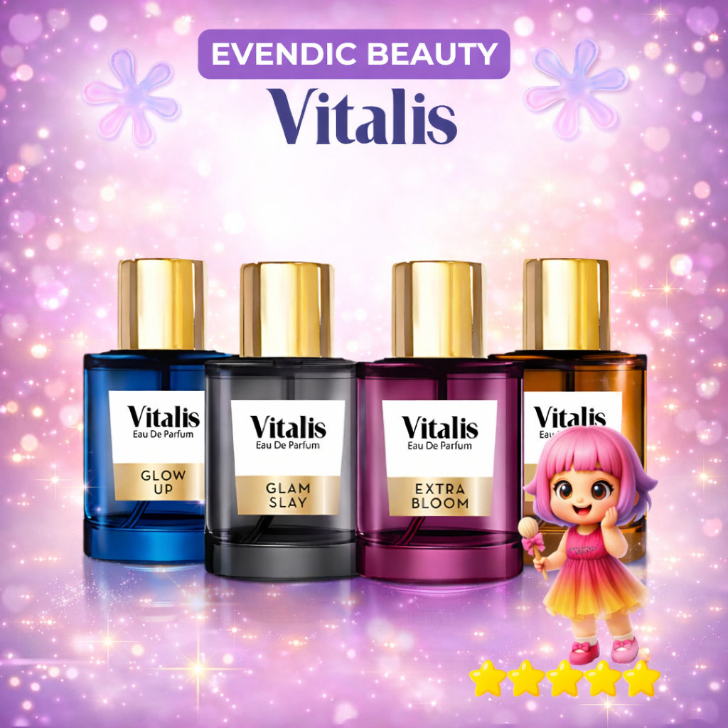 Vitalis Eau De Parfum 30ML -All Varian -Glow Up -Glam Slay | Evendic Beauty