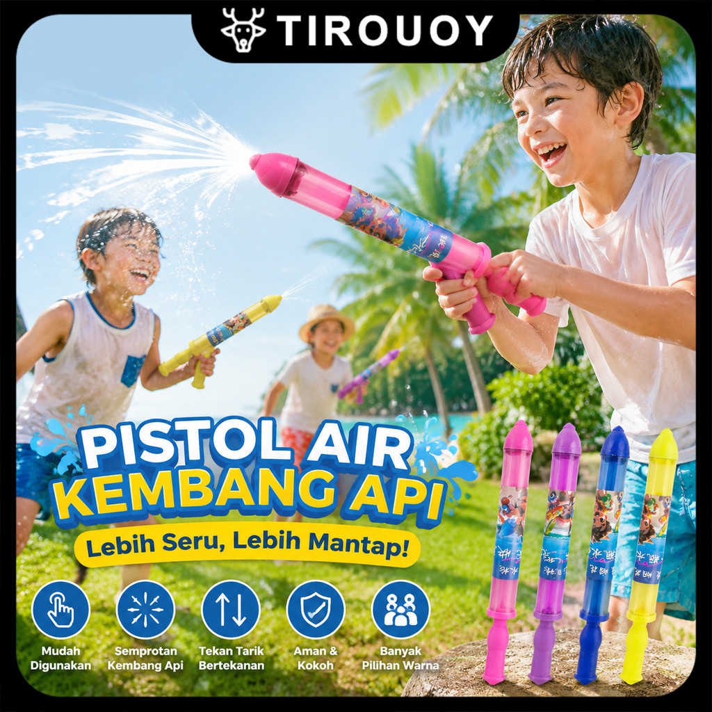 Water Squirt Jumbo Fitur Efek Kembang Api Menambah Keseruan Bermain