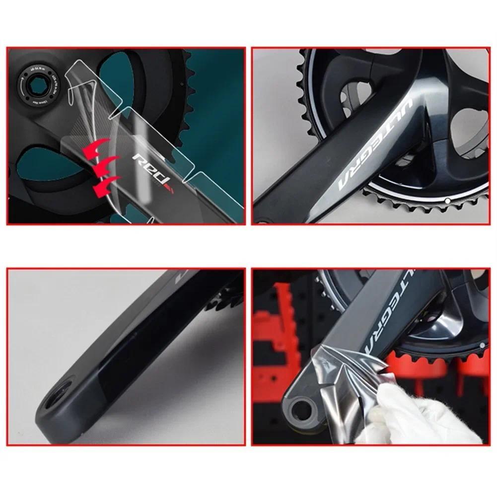 Stiker Sepeda Stiker Crank Sepeda Untuk Pelindung SRAM/SHIMAN0 Road UT R8000 FC6800 105 R7000 Crank 