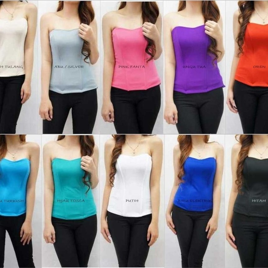 Bustier Kamisol Kemben Longtorso Korset Dalaman Kebaya / Longtorso Kaos Dalaman Kebaya