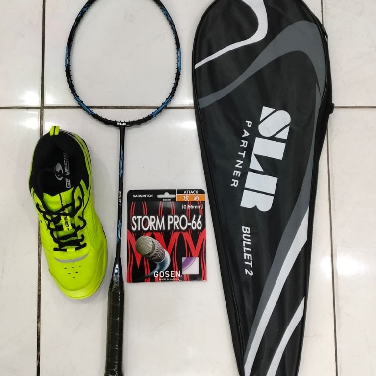 Promo Raket Badminton SLR Bullet Series + Sepatu Genesis Original