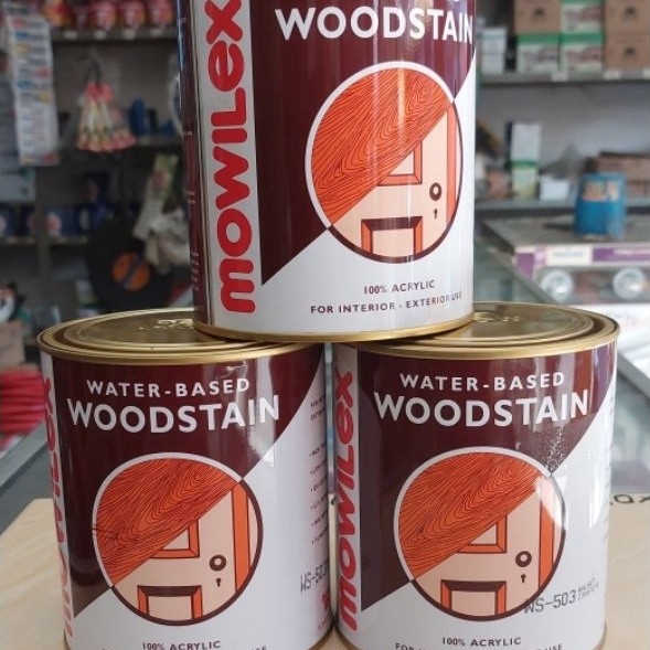 Mowilex Mowilek Woodstain Cat Pelapis Kayu Premium 1L