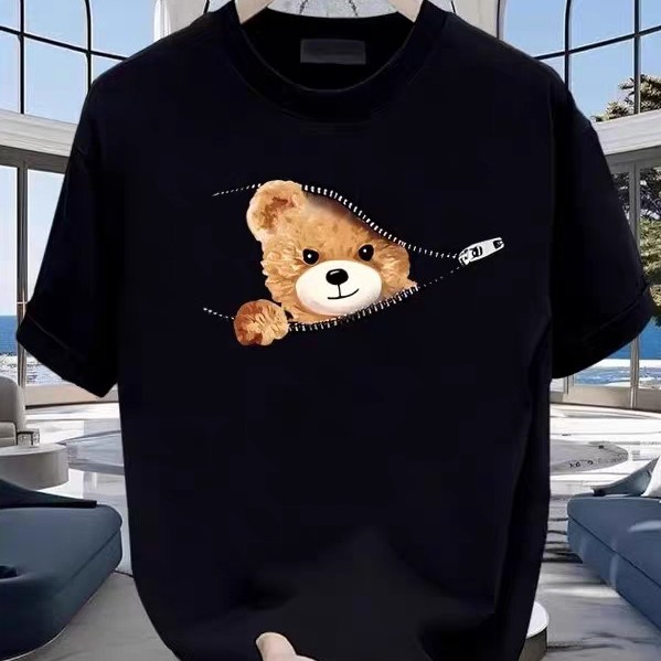Kaos Pria Pendek Lengan T-shirt Pria Keren 2025 Baru Model Simpel Tapi Keren COD