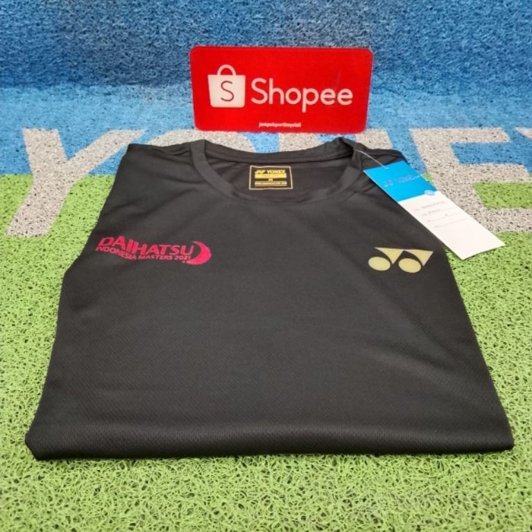 KAOS BADMINTON YONEX RM-N019-1810-P19-S JET BLACK (SUNRISE)