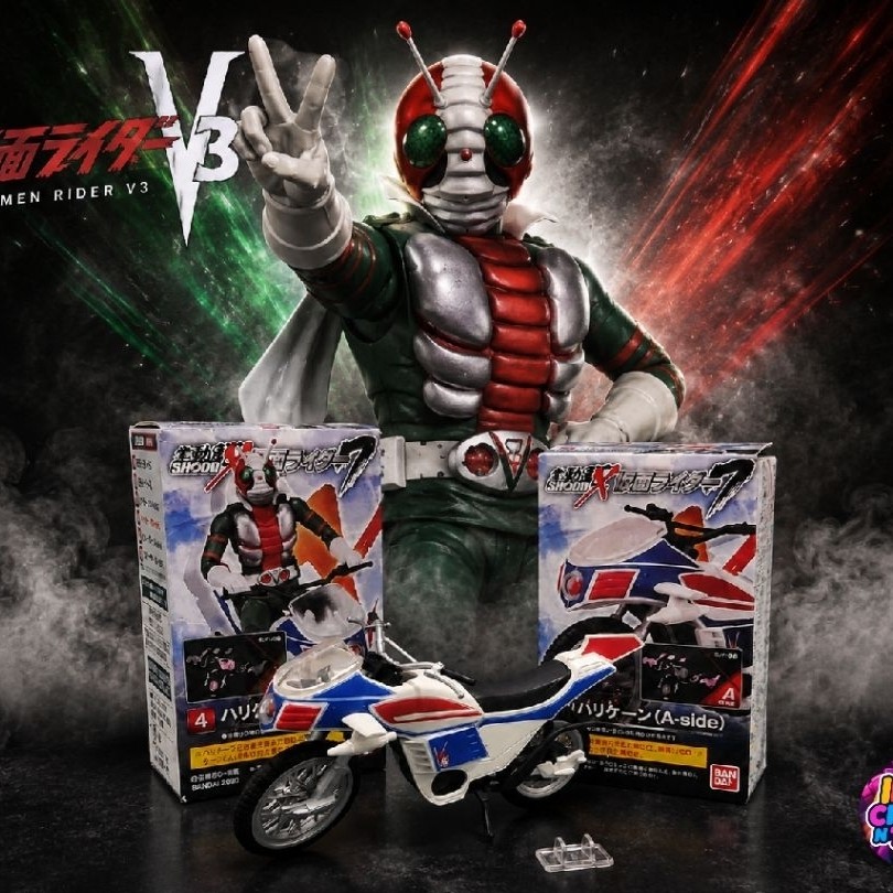 Shodo X motor kamen rider v3 motorcycle