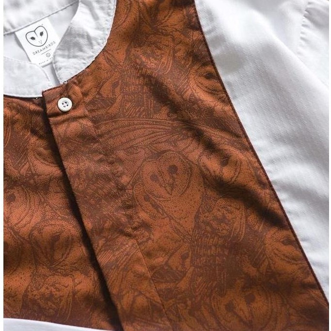 DREAMBIRDS WHITE OWL SQUAD II SS KOKO SHIRT (WHITE)