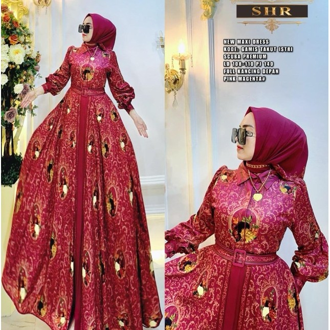 Ready Newww Realpict Ori Shr Gamis Batik Premium High Quality Diskon Sale