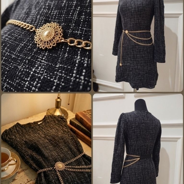 Dress Tenun Hitam