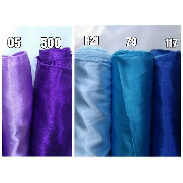 Kain Satin Polos Clarissa / Satin Polos Meteran Murah