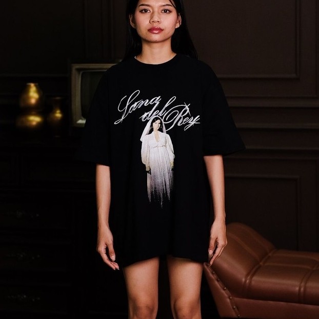 SCAPP | LANA DEL REY BLACK | OVERSIZED TEE