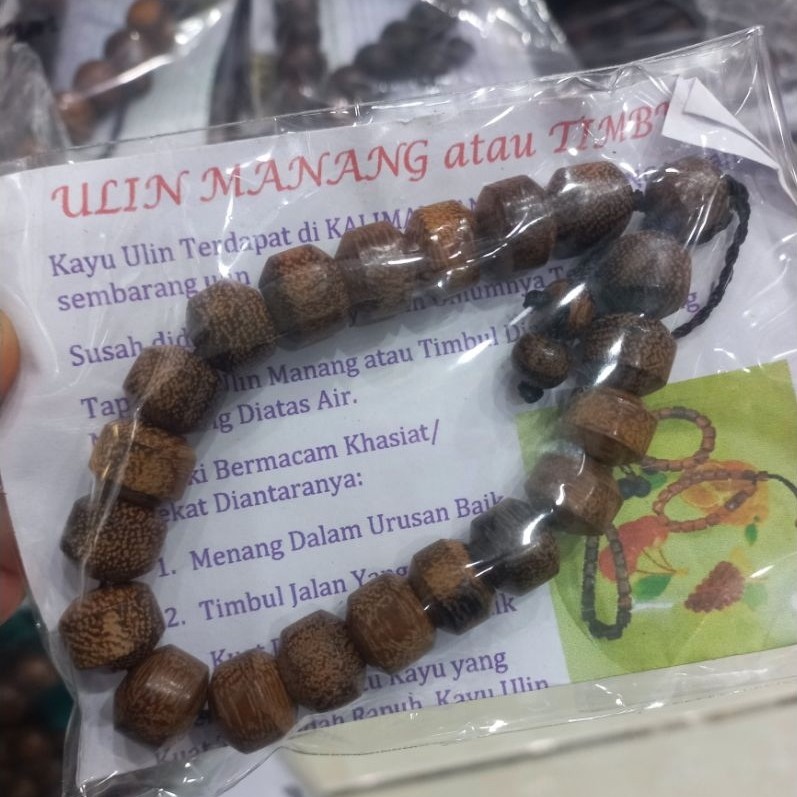 GELANG KAYU ULIN MANANG ASLI KALIMANTAN