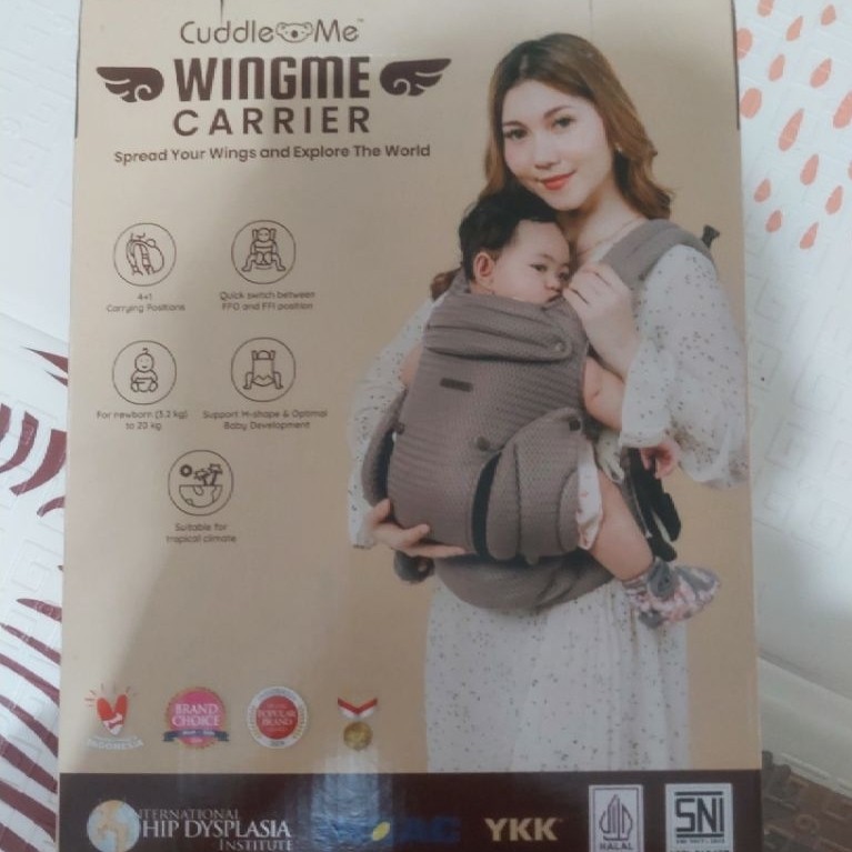 CuddleMe WingMe Carrier-Gendongan Depan tanpa Hipseat