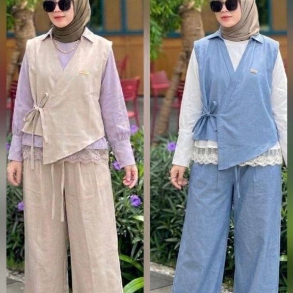 Set Celana Wanita Premium FUNI By CHATIFA ORIGINAL
