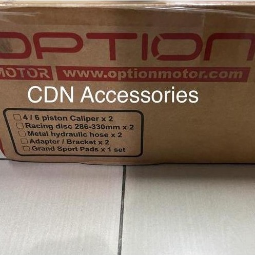 Ready Caliper Big Brake Kit Mobil Racing/Kaliper Disc Brake Sport Option
