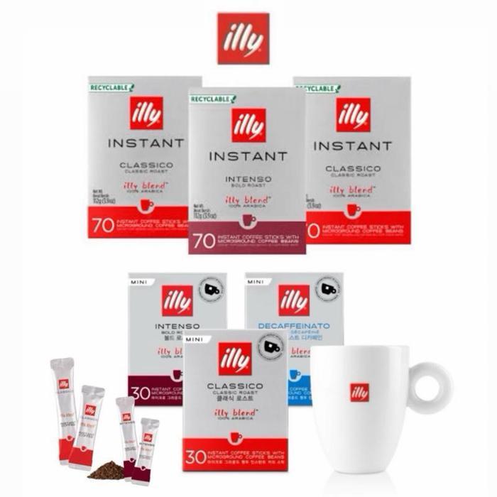 ILLY Instant Coffee Sticks Kopi Instan Arabica Original - Classico, Ecer 10 Stik