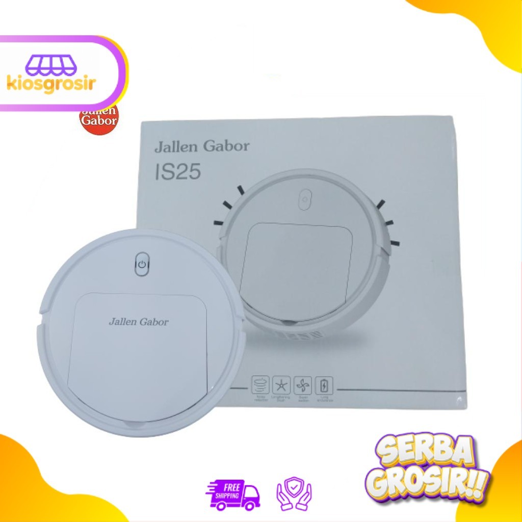 KIOSGROSIR Jallen Gabor IS 25 Automatic Robot Vacum Cleaner Sapu Elektrik