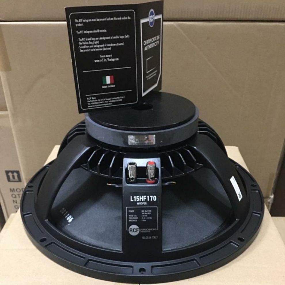 Komponen Speaker RCF 15HF170/15 HF170 15 INCI