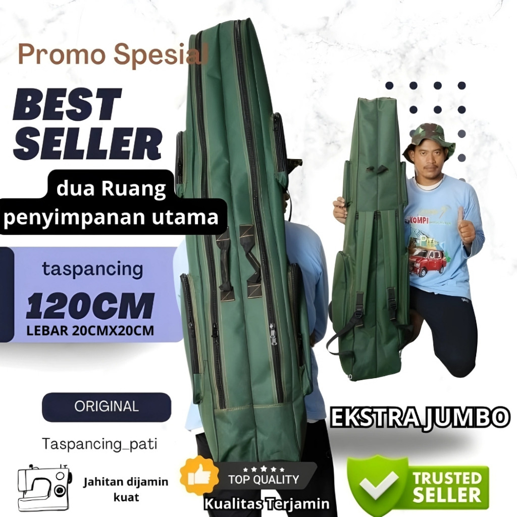 TAS PANCING RANSEL GENDONG ANTI AIR 120CM BAHAN TEBAL PREMIUM ORIGINAL