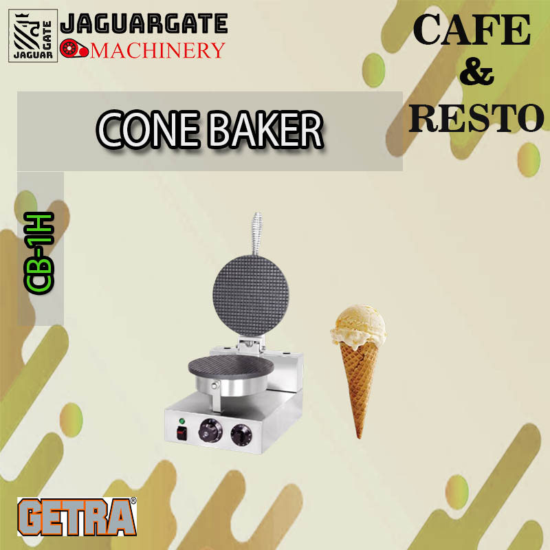 MESIN CONE ES KRIM GETRA CB-1H PEMBUAT ICE CREAM CONE BAKER ORIGINAL GARANSI