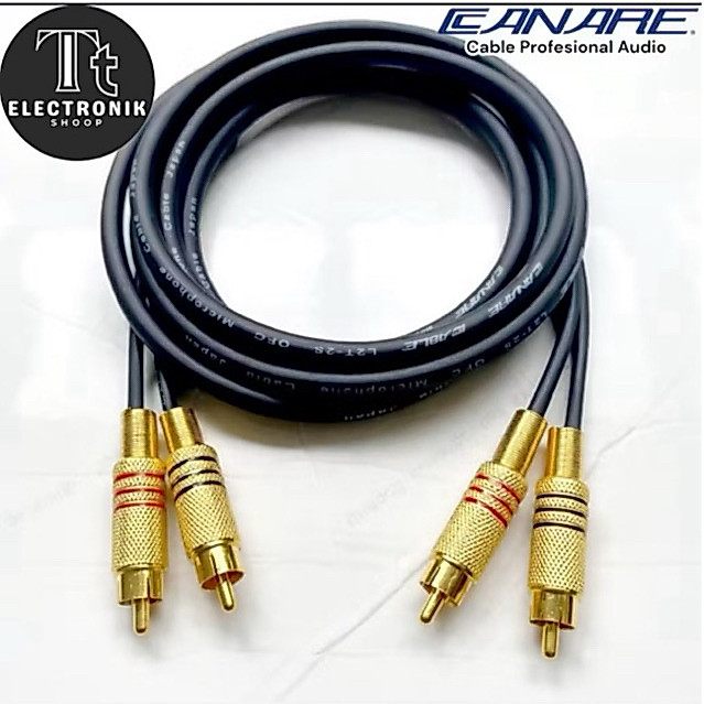 Kabel rca 2 ke 2/jack rca sepasang L&R