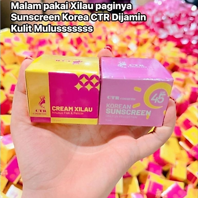 PAKET XILAU + SUNSCREEN KOREAN CTR BY CTR COSMETIK