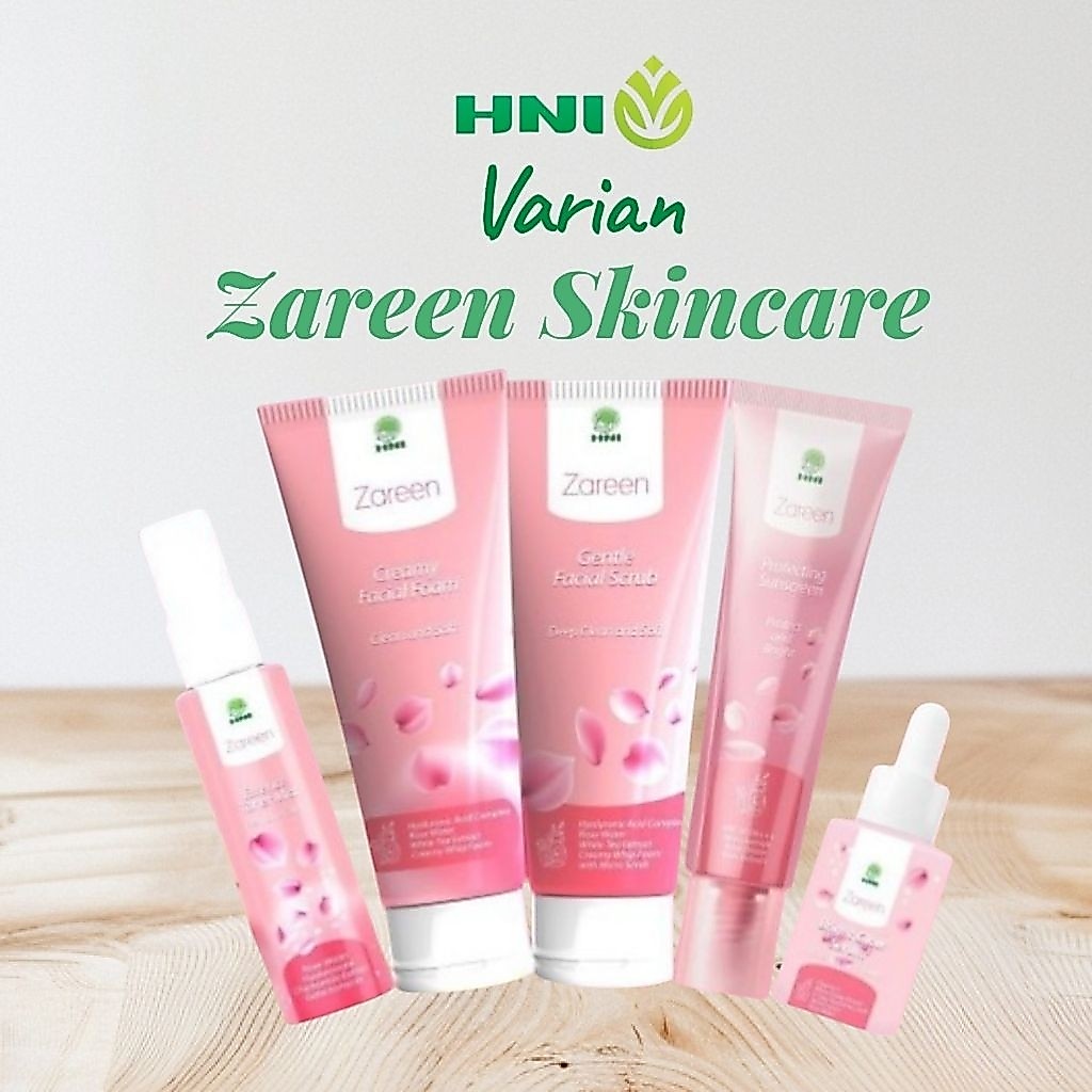 Paket Skincare Zareen HNI HPAI Rangkaian perawatan wajah herbal halal yang diformulasikan untuk meng
