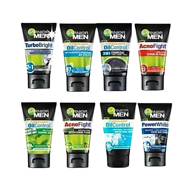 Garnier Pembersih Wajah Pria 100ml - Garnier Men Facial Wash 100ml – Sabun Pembersih Wajah Pria Anti