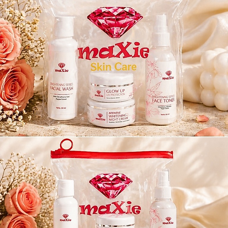 Maxie/Maxie skincare KEMASAN PALING TERBARU /Maxie glow skincare/skincare maxie/cream maxie