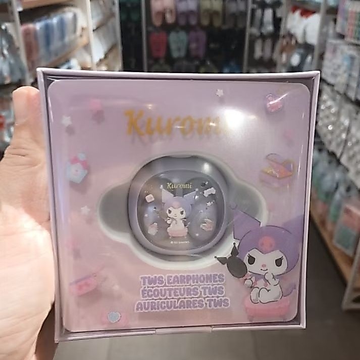 Headset Kuromi bluetooth Miniso Disney