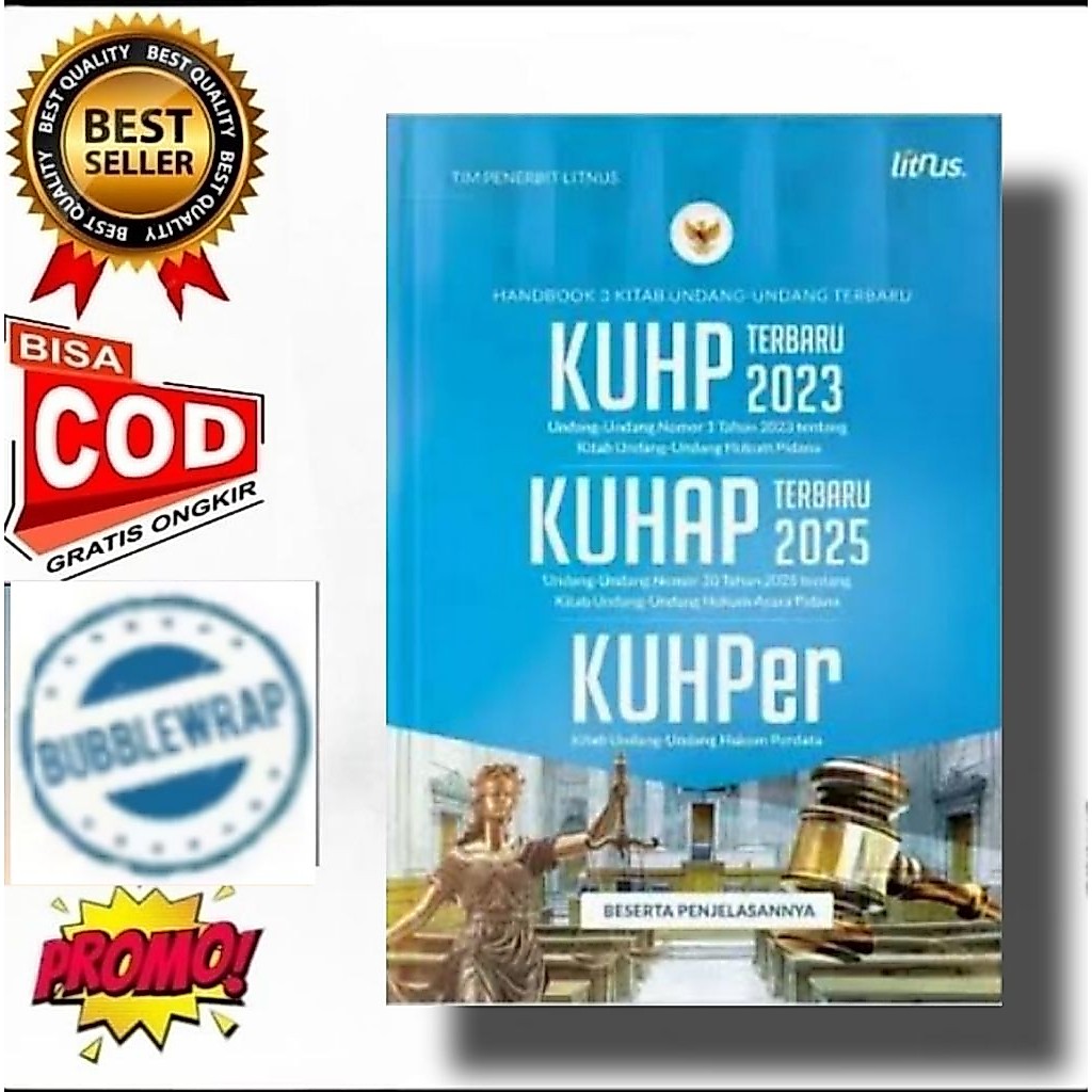 buku Handbook 3 Kitab Undang-Undang Terbaru: KUHP Terbaru 2023 (Kitab Undang-Undang Hukum Pidana 202