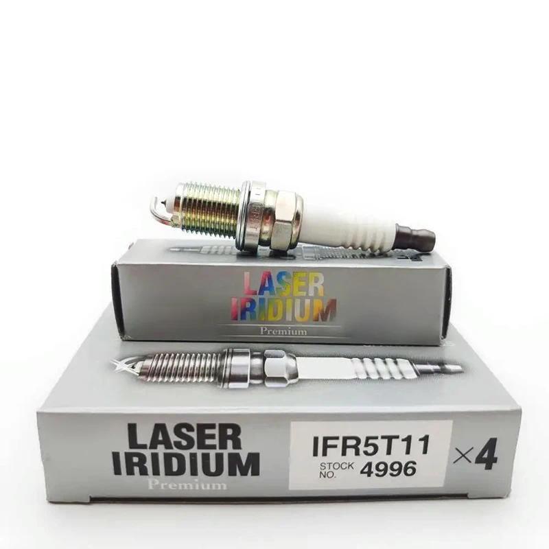4/8Pcs Busi Iridium IFR5T11 4996 untuk TOYOTA CAMRY 2.0 YARIS RAV4 COROLLA MATRIX WILL HILUX PRIUS 1