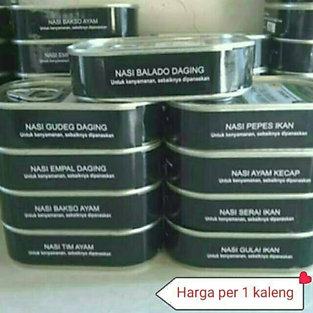 RANSUM TNI T2 MRE HARGA ECERAN / RANSUM NASI CAMPING DALAM KEMASAN