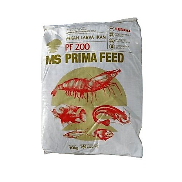 MS Prima Feed PF 200 Pelet Pellet Pakan Makanan Larva Ikan Udang PF200