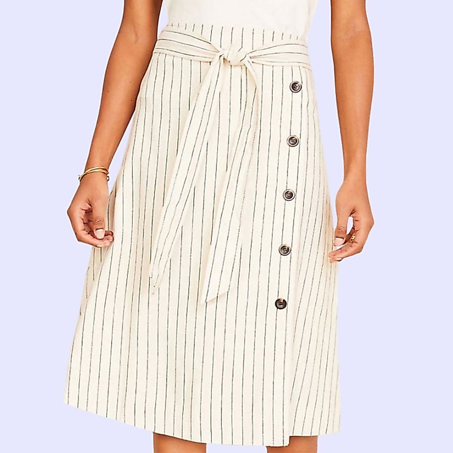 ANS24 Loft Linen Blend Skirt