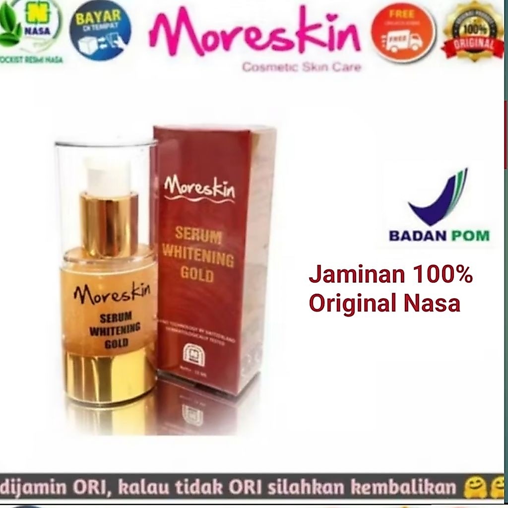 ( Bayar d tempat ) Serum whitening Gold ORIGINAL NASA/ SERGOLD PENCERAH