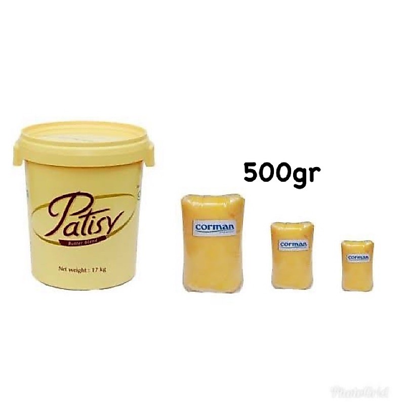 BUTTER MENTEGA CORMAN PATISY BUTTER BLAND 500gr