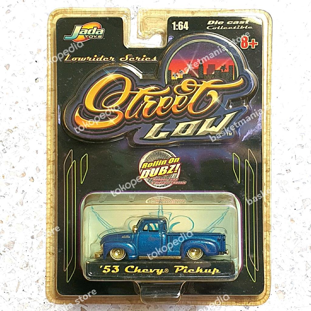 mobilan diecast jada street low lowrider 53 chevy pickup